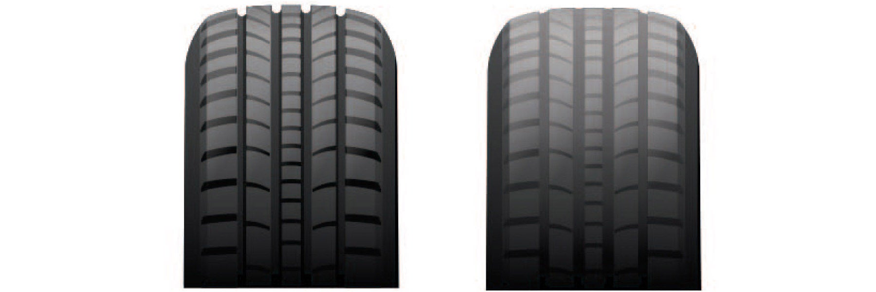Tire tread depth comparison at Cavenaugh Kia in Jonesboro AR