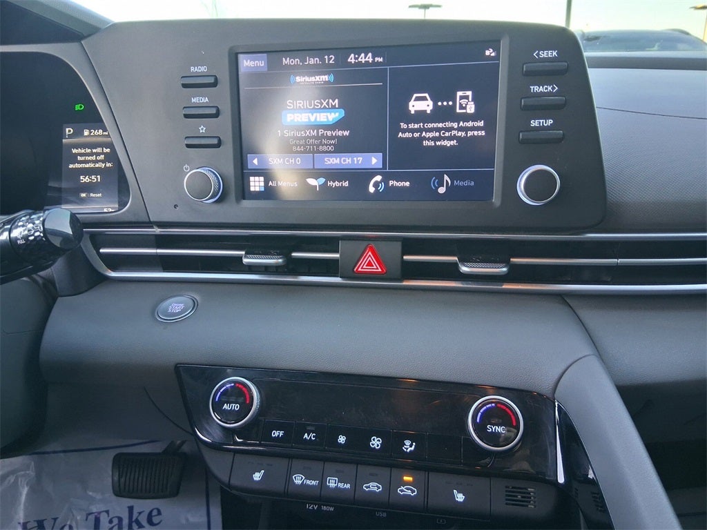 2023 Hyundai Elantra Hybrid Blue