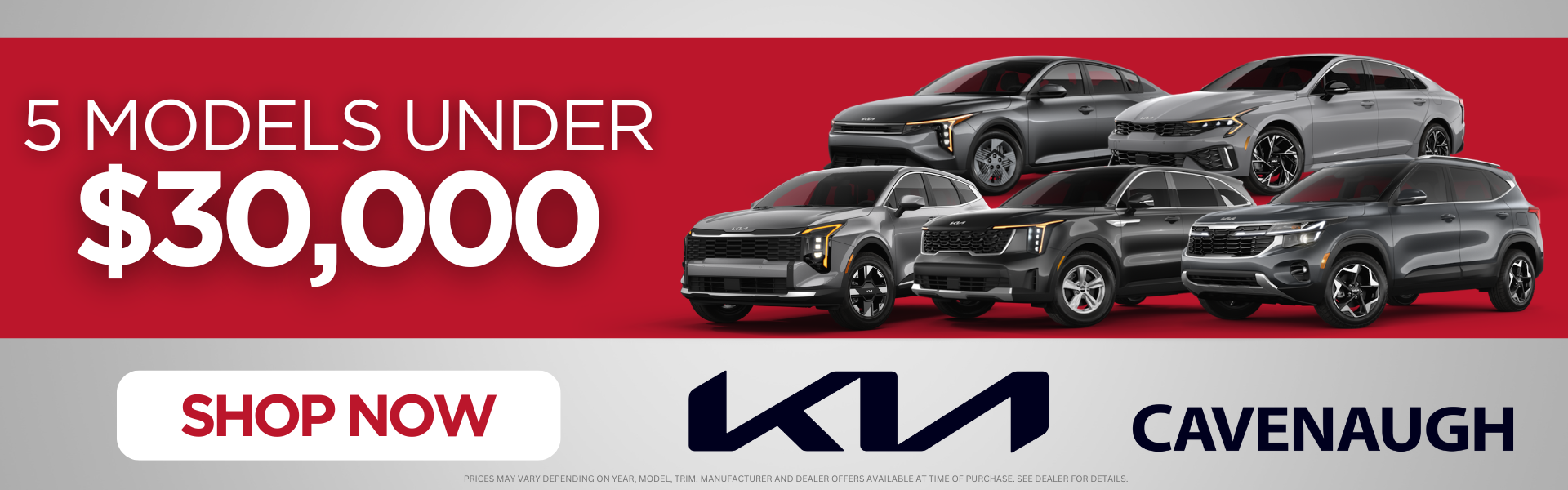 5 MODELS UNDER $30,000